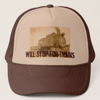 IMG_0003_NEW, Will Stop For Trains Trucker Hat