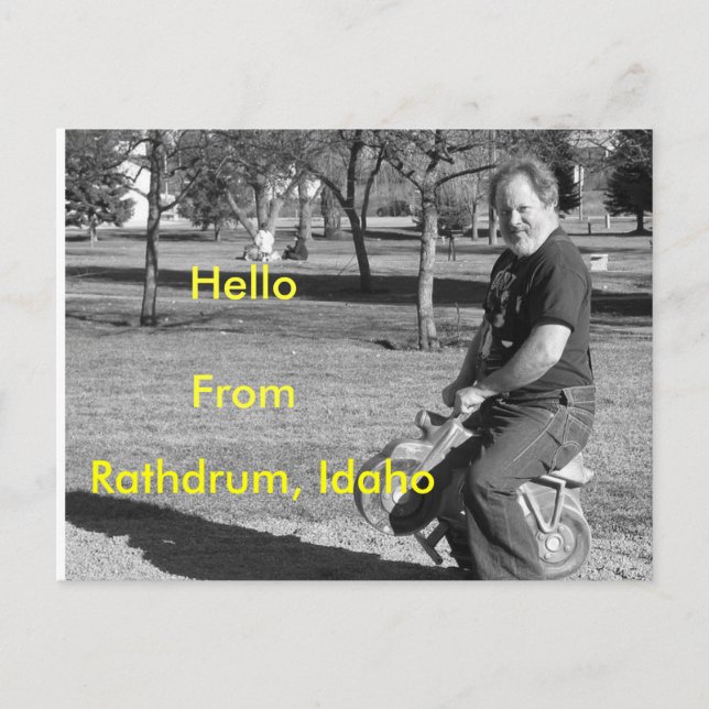 IMG_0034-4, Rathdrum, Idaho, HelloFrom Postcard (Front)