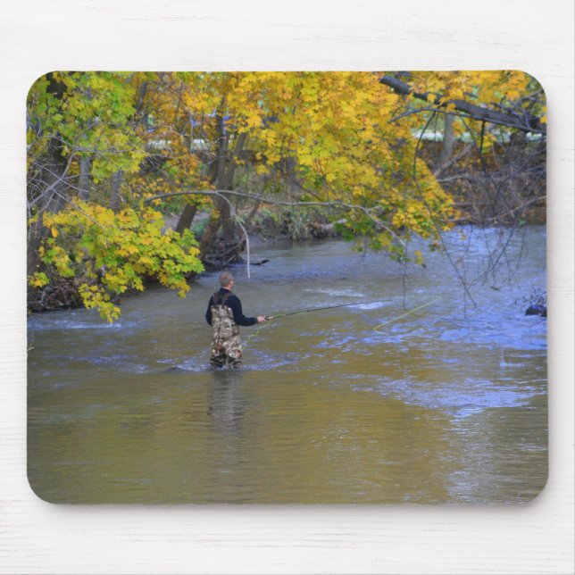 IMG_0254 Fly Fisherman Mouse Pad (Front)