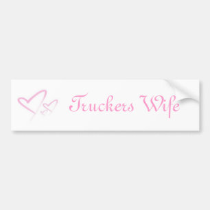img-thing, Truckers Wife Bumper Sticker