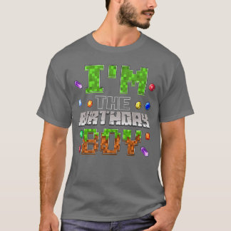 Imhe Birthday Boy Game Piel Number Birthday Party T-Shirt