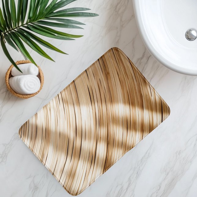 Imitation Bamboo Weave Bath Mat (Creator Uploaded)
