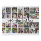 28 Grille de collage photo - Texte de script - noi