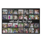 28 Grille de collage photo - Texte de script - noi