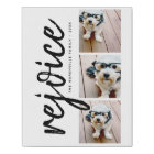 3 Collage photo minimaliste - réjouissez noir blan