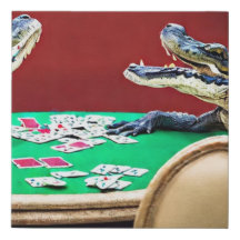 Alligators Jouer des cartes