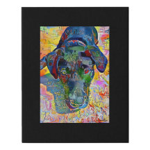 Canvas noir multimédia numérique