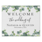 Chic Aquarelle Eucalyptus Mariage Bienvenue