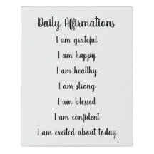 Des affirmations quotidiennes, je suis béni, je