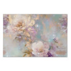 Fleurs blanches violettes d'or féminin