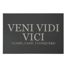 Je suis venu, j'ai vu, j'ai conquis - la lumière