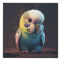 Kawaii Budgie Delight - Art Généré par l'IA