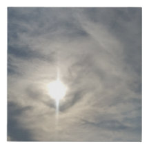 Lever de soleil nuageux