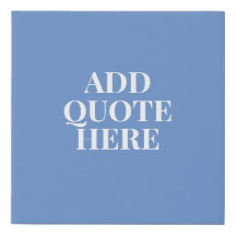Motivational Créez votre propre devis bleu