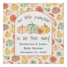 Pumpkin Gourd Autumn Baby Shower