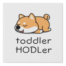 Toddler HODLer Dogecoin Crypto Bébé Mignon Shiba I