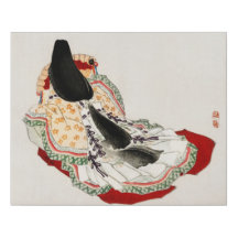 Une dame dans un kimono de Kōno Bairei