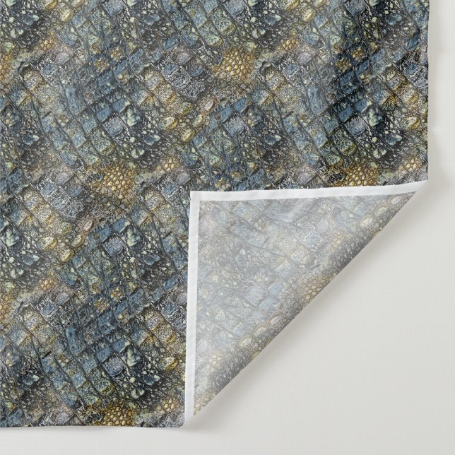 Imitation crocodile skin. Animal print. Tapestry (Detail)