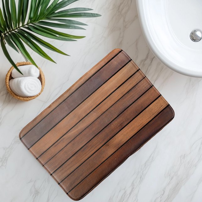 Imitation Wooden Slat Bath Mat (Creator Uploaded)
