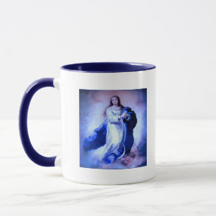 Immaculate Conception Blue Mug