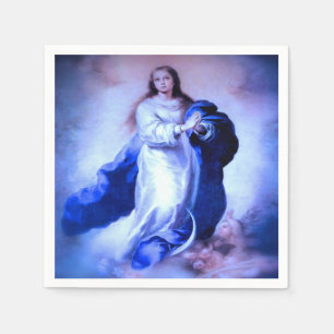 Immaculate Conception Blue Napkin