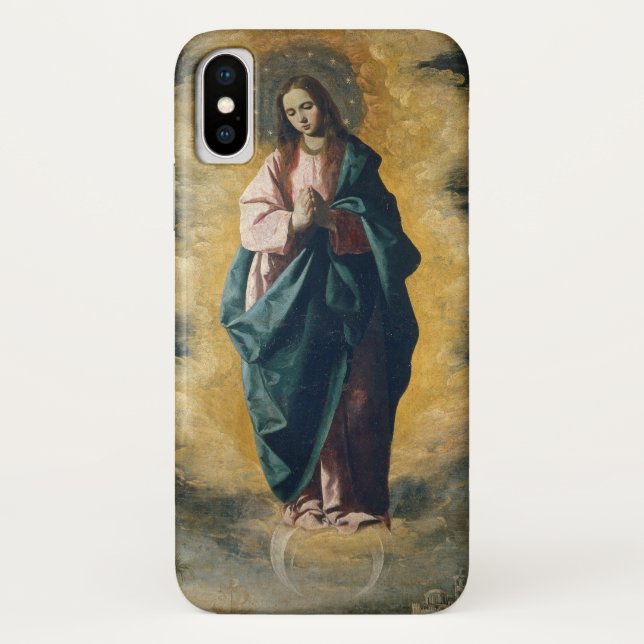 Immaculate Conception by Zurbarán Case-Mate iPhone Case (Back)