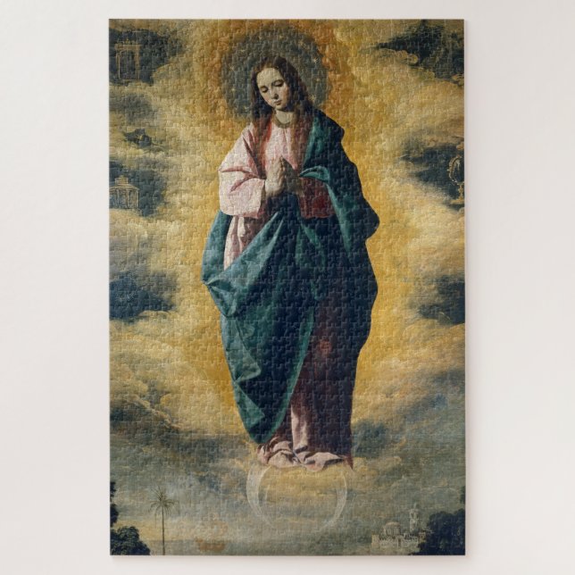 Immaculate Conception by Zurbarán Jigsaw Puzzle (Vertical)