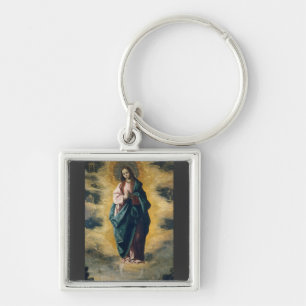 Immaculate Conception by Zurbarán Keychain