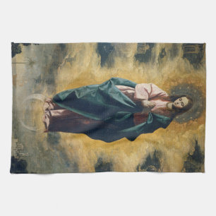 Immaculate Conception by Zurbarán Kitchen Towel