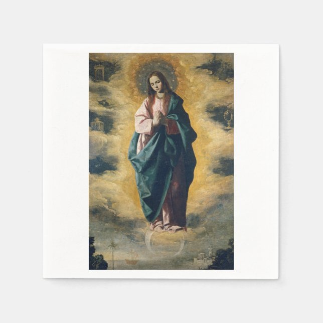 Immaculate Conception by Zurbarán Napkin (Front)