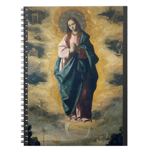 Immaculate Conception by Zurbarán Notebook (Front)