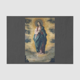 Immaculate Conception by Zurbarán Tissue Paper