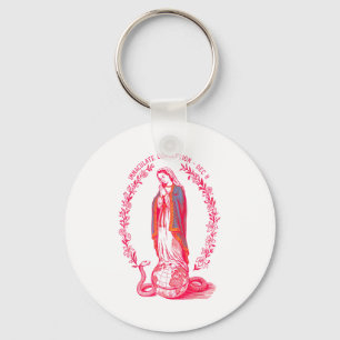 Immaculate Conception Dec 8 Virgin Mary Catholic D Keychain