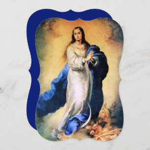 Immaculate Conception Gold with Memorare