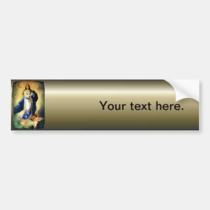 Immaculate Conception of Virgin Mary - Murillo Bumper Sticker