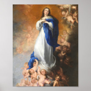 Immaculate Conception Of Virgin Mary Murillo Poster