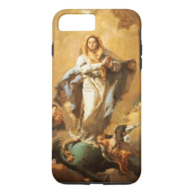 Immaculate Conception with Cherubs - Tiepolo Case-Mate iPhone Case (Back)