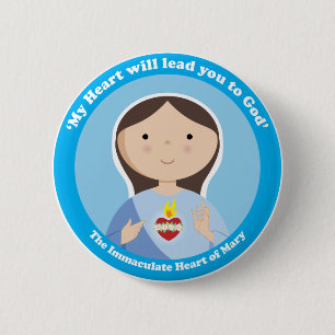 Immaculate Heart of Mary 2 Inch Round Button