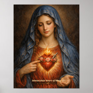 Immaculate Heart of Mary Art Print