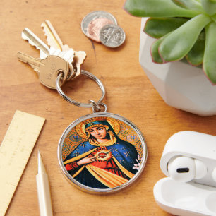 Immaculate Heart of Mary Keychain