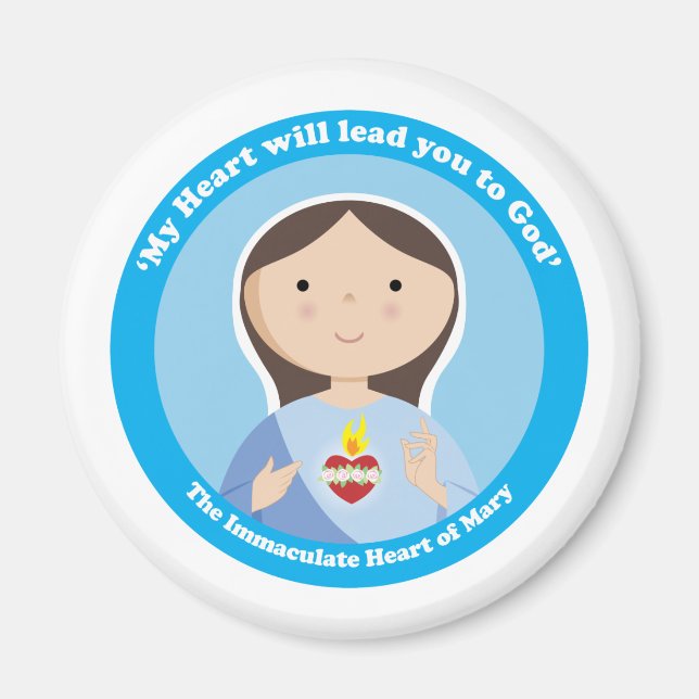 Immaculate Heart of Mary Magnet (Front)