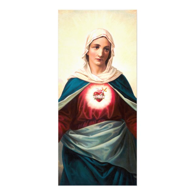 Immaculate Heart Of Mary Sacred Art Rack Card (Front)