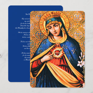 Immaculate Heart of Mary with Magnificat Holiday Card