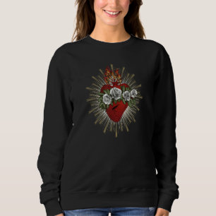 Immaculate Heart Of Virgin Mary Catholic Maria Sweatshirt