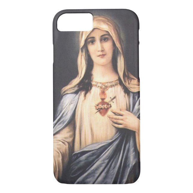 Immaculate Heart Virgin Mary iPhone 7 Case-Mate iPhone Case (Back)