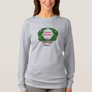 Immanuel God with us Bible Quote Customize It T-Shirt