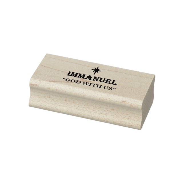 "Immanuel - God With Us" Rubber Stamp (Stamp)