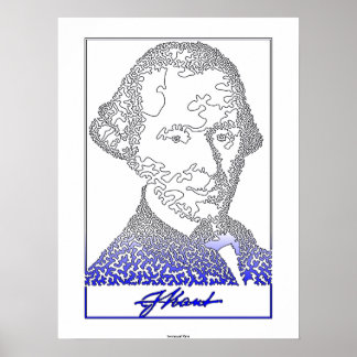 Immanuel Kant. Founder of German philosophy. [002] Poster