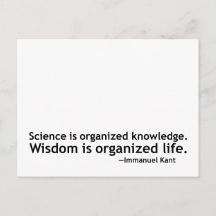 Immanuel Kant Quotation Postcard
