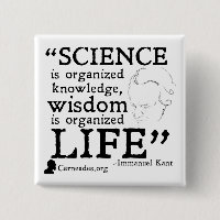 Immanuel Kant Square Button
